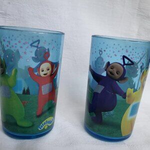 Pair of Vintage Teletubby Plastic Cups